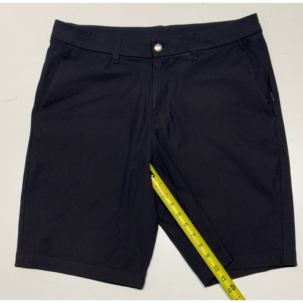 Lululemon‎ Commission Shorts 10 Mens 32 Black Golf Chino Technical LM7AB8S